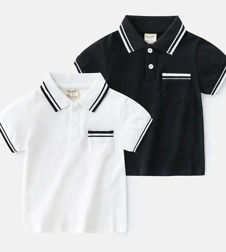 Boys' T-Shirt Summer Polo Shirt