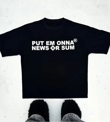 Men's Cotton Crew Neck Drop Shoulder T-Shirt