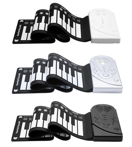 Portable 49-Key Flexible Silicone Roll Up Piano