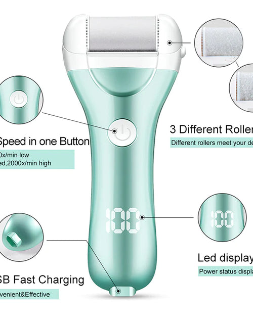 Load image into Gallery viewer, Rechargeable Electric Foot File for Callus Removal
