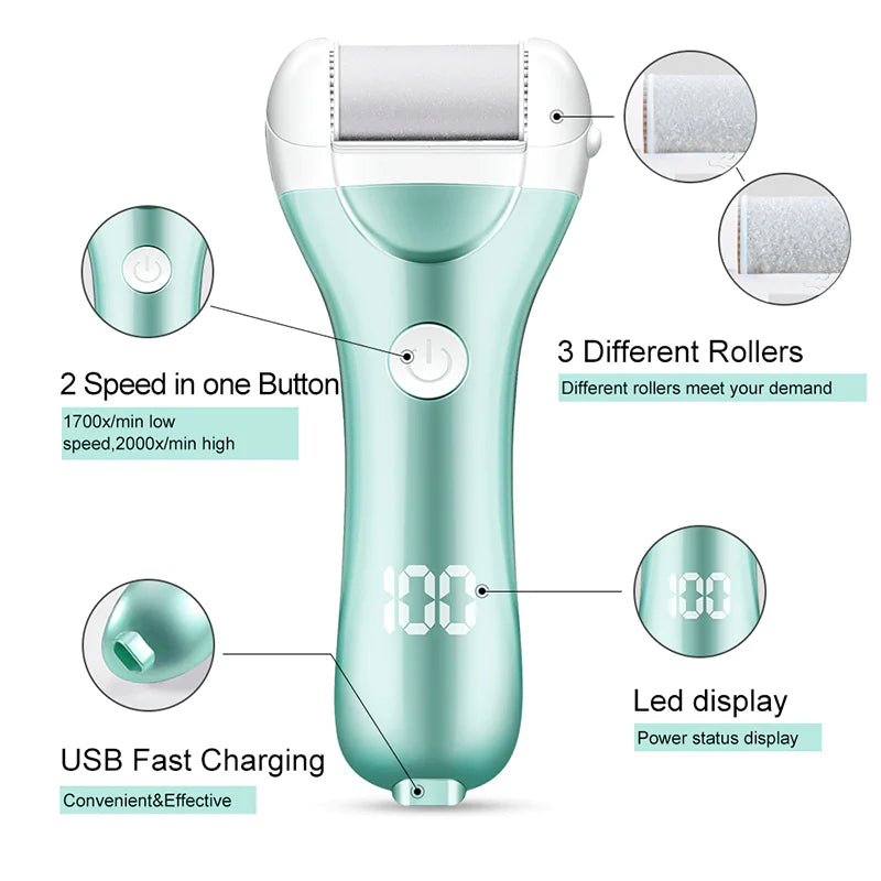 Rechargeable Electric Foot File for Callus Removal