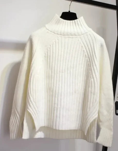 Load image into Gallery viewer, Turtleneck Pullover Long-Sleeved Sweater
