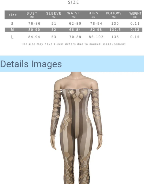 Load image into Gallery viewer, (Free Shipping)(Tariffs included in price) Sexy Hollowed Out Long Sleeve Jumpsuit Women's Romper Slim Off Shoulder Playsuit
