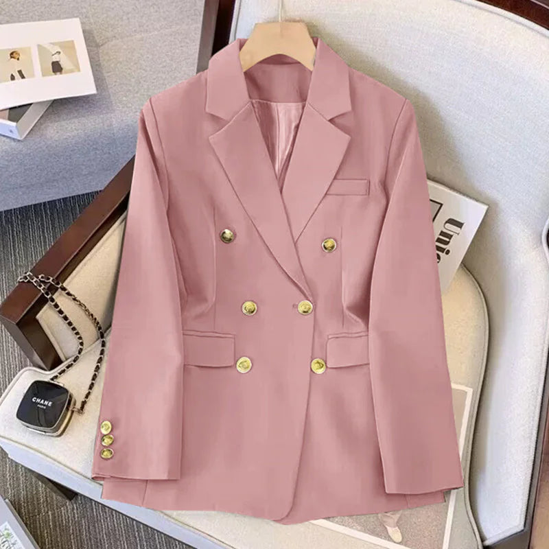 Women's Thin Blazer - Fashionable Loose Suit Jacket