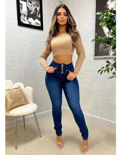 Load image into Gallery viewer, Sexy High Waist Skinny Jeans
