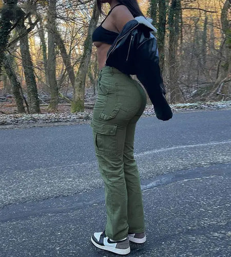 Women Vintage Cargo Pants