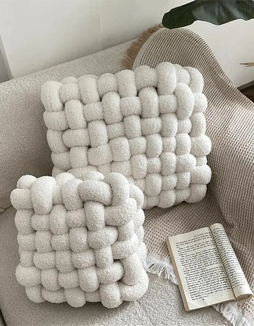 Load image into Gallery viewer, Bubble Kiss Soft Plush Knot Seat Cushion
