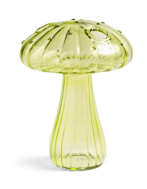 Load image into Gallery viewer, Mushroom Glass Flower Vase
