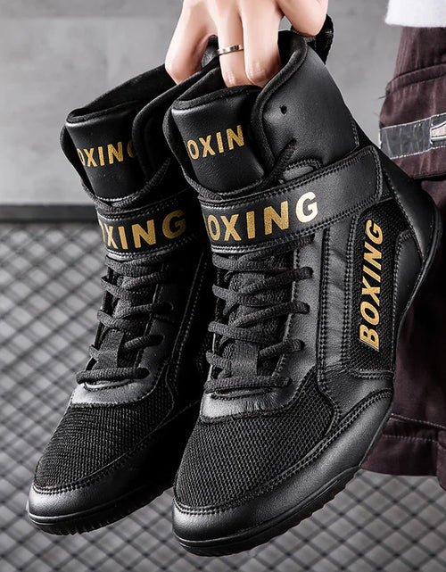 Load image into Gallery viewer, Boxing &amp; WrestleWear High-Top Sneakers
