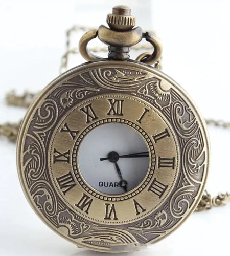 Roman Series Necklace Pocket Watch
