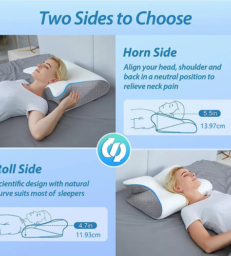 Memory Foam Cervical Support Pillow