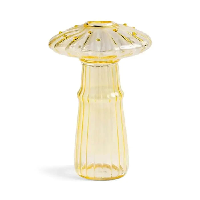 Mushroom Glass Flower Vase