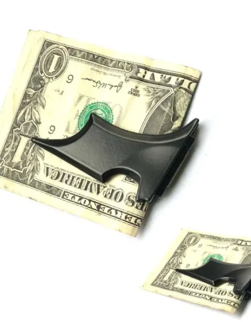 Load image into Gallery viewer, Bat-Shaped Metal Money Clip Wallet
