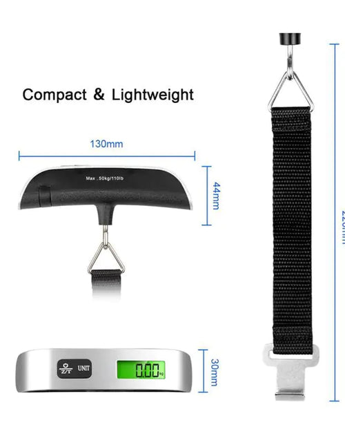 Load image into Gallery viewer, Portable Handheld Luggage Scale
