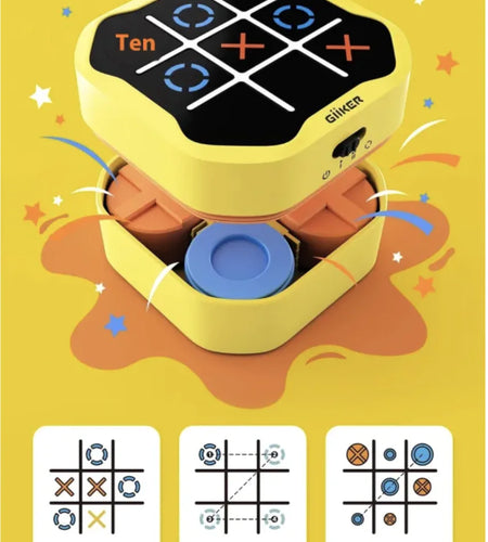 "Qike Super Tic-Tac-Toe All-in-One Chess Collection - Fun & Educational Electronic Toy for Kids"