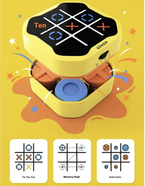 Load image into Gallery viewer, &quot;Qike Super Tic-Tac-Toe All-in-One Chess Collection - Fun &amp; Educational Electronic Toy for Kids&quot;
