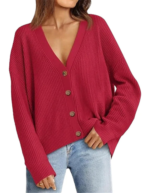 Load image into Gallery viewer, Women&#39;s Lightweight Button Cardigan
