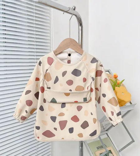 Cute Baby Bibs Toddler Long Sleeve Apron