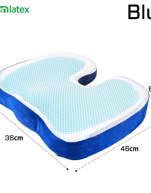 Load image into Gallery viewer, U Shape Silicone Gel Cushion Memory Foam Pillow
