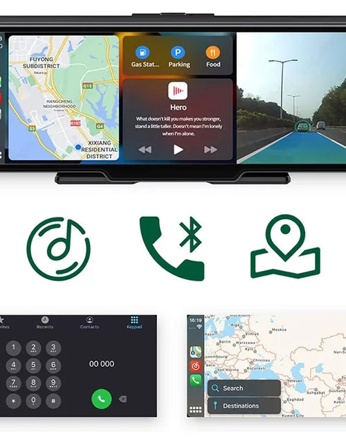 Load image into Gallery viewer, Dual-Camera Touch Screen Carplay Car GPS Navigation
