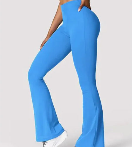 High-Waist Quick-Dry Yoga Bell-Bottom Fitness Pants