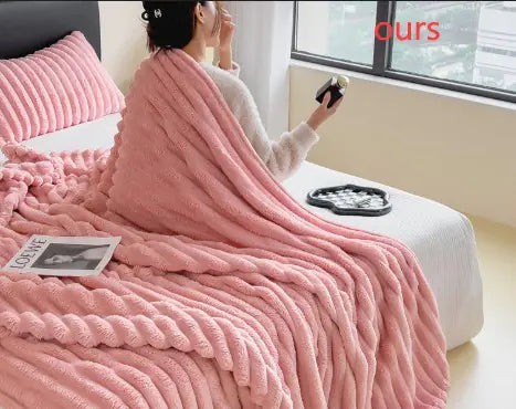 Load image into Gallery viewer, Nordic Luxe Plush Rabbit Fur Blanket
