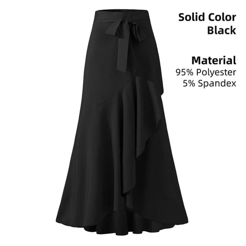 Load image into Gallery viewer, Ladies Casual Loose Ruffles Skirt
