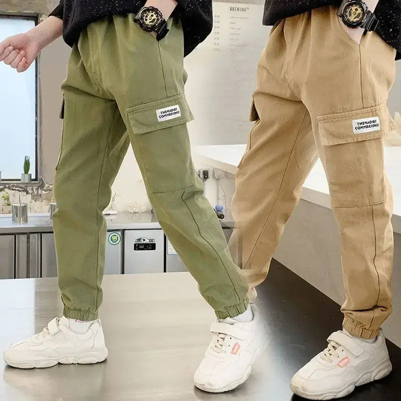 Boys Cargo Pants Spring Autumn