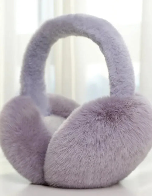 Load image into Gallery viewer, Winter Warm Rabbit Fur Earmuffs
