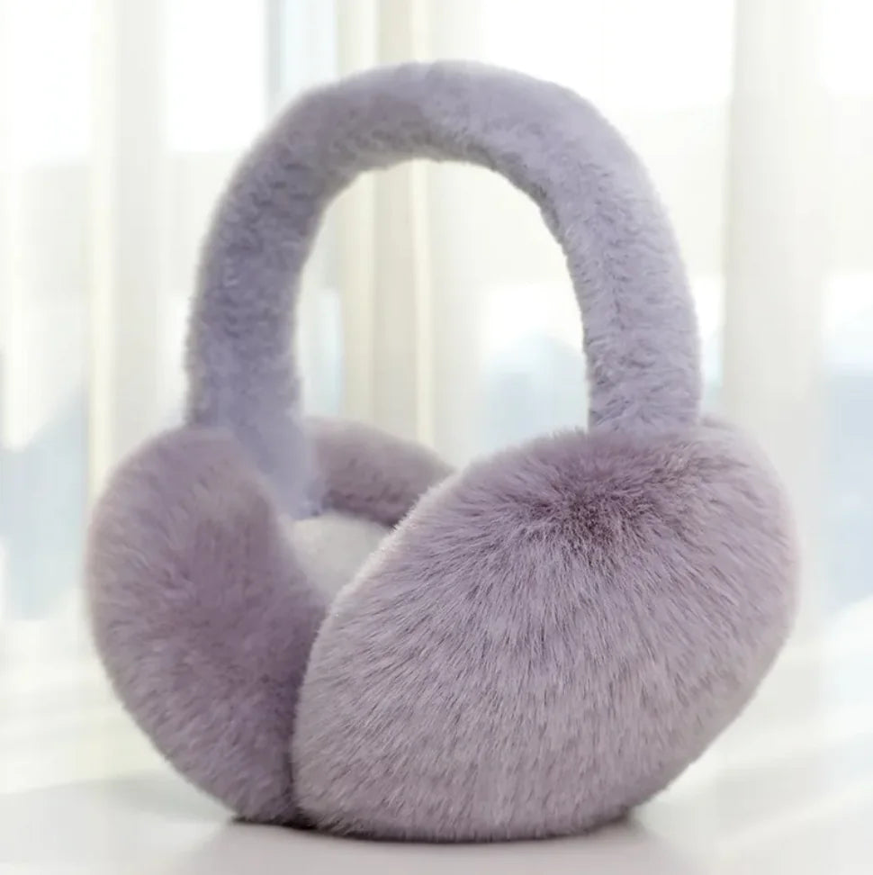 Winter Warm Rabbit Fur Earmuffs