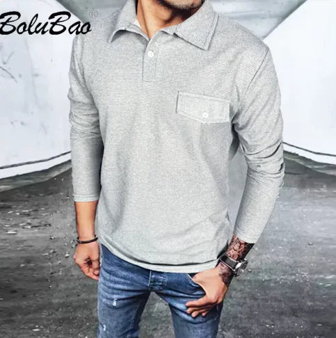 Men's Retro Solid Color Loose Sweater