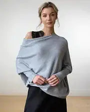 Load image into Gallery viewer, Off Shoulder Draped Jumper
