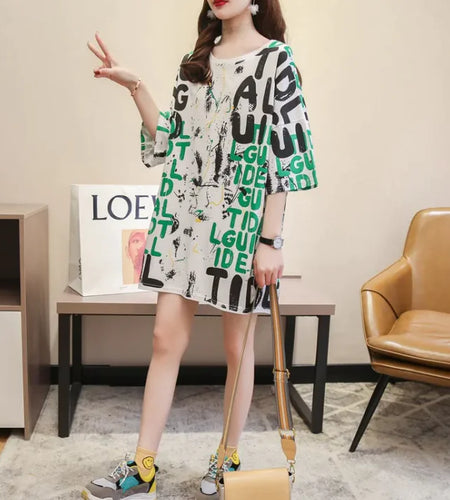 Women's Graffiti Short-Sleeved T-Shirt