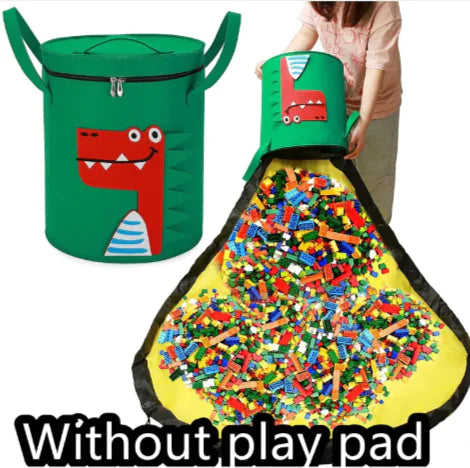 2-in-1 Felt Toy Storage Bag & Play Mat