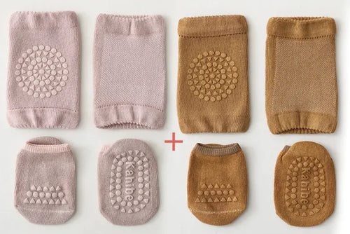 Load image into Gallery viewer, Baby Anti-Fall Knee Pad Crawling Suit – Soft &amp; Protective
