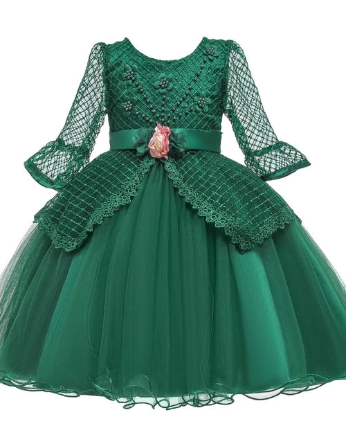 Load image into Gallery viewer, Long Sleeve Elegant Hollow Dress
