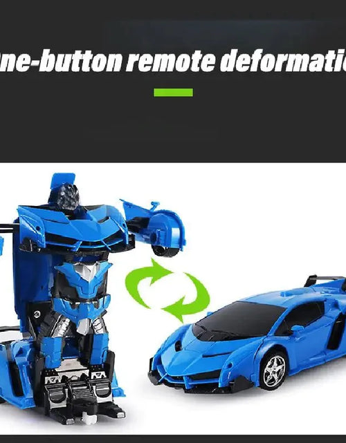 Load image into Gallery viewer, 2in1 Transformer Remote Control Race Car with Rechargeable Battery
