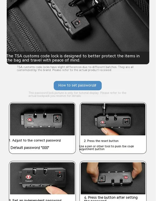 Load image into Gallery viewer, Multifunction Computer Bag Vacuum Compression Travel Backpack

