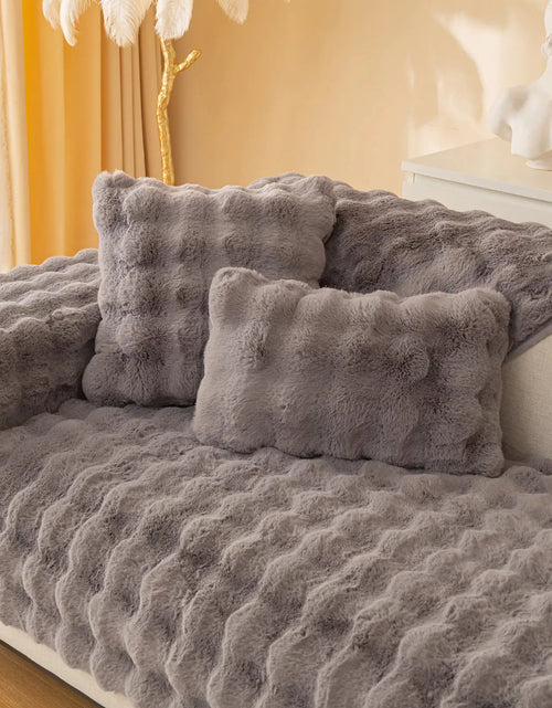 Load image into Gallery viewer, Super Soft Shaggy Non-Slip Plush Sofa Cover
