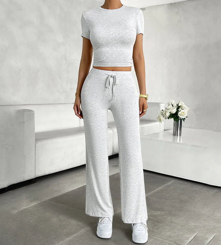 Round Neck Casual Set