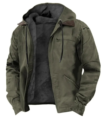 Multi-Color Digital Print Hooded Jacket
