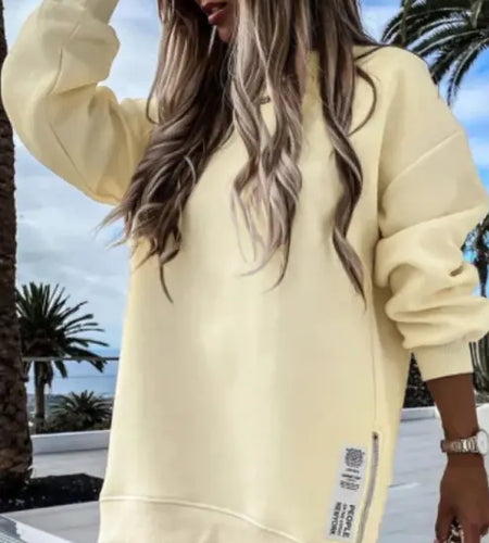 Zipper Sweater Dress