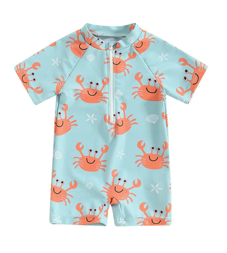 Toddler Baby Boy Swimsuit Rash Guard Beachwear