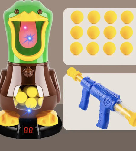 Soft Bullet Duck Shooting Target Toy Set for Kids