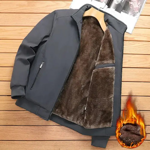 Load image into Gallery viewer, Fleece Lined Thickened Autumn Winter Jacket
