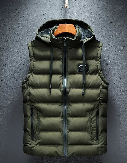 Load image into Gallery viewer, Trendy Fleece-Lined Vest – Warm Outerwear Layer
