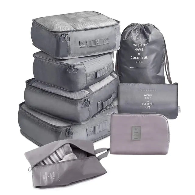 8 Pieces Large Capacity Luggage Storage Bags