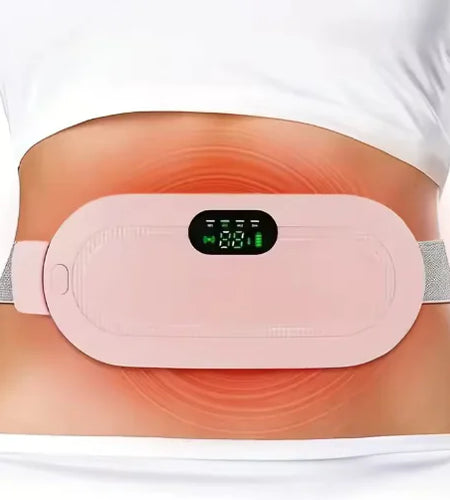Menstrual Heating Pad Smart Warm Belt Relief Waist Pain Cramps Vibrating Abdominal Massager Electric Waist Belt Device