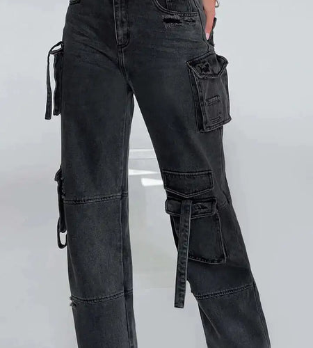 Cargo Denim Jeans