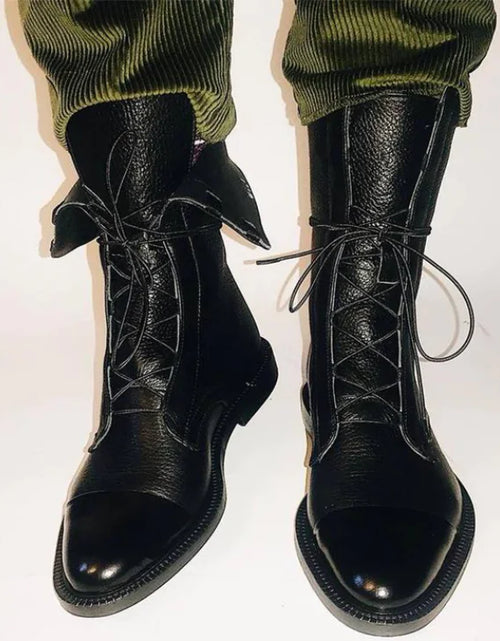 Load image into Gallery viewer, RegalStep Lace-Up Mid Boots
